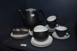 A retro German stylised partial tea set, designed by Raymond Loewy.