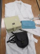 Two handbags, including Tula, a Jo Malone Jewellery case and a Victorias Secret dressing gown.