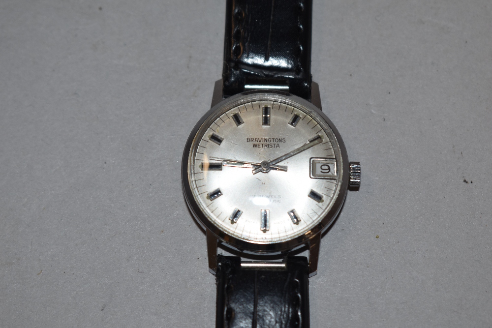 A gentleman's vintage Bravingtons Wetrista wristwatch, having a Swiss 17 jewel hand winding - Image 2 of 2