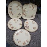 A collection of late 19th/early 20th century Royal China Works Worcester (Granger and Co) plates