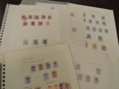 ORANGE FREE STATE & RIVER COLONY MINT & USED STAMP COLLECTION ON LEAVES 1860's to early 1900's