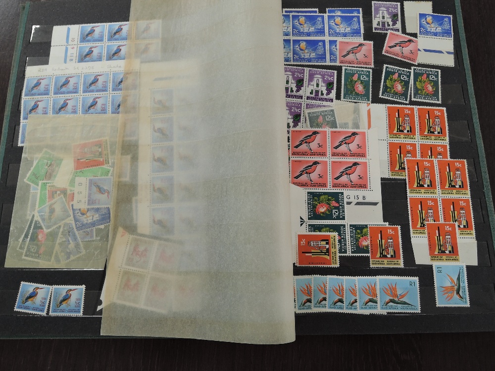 SOUTH AFRICA, 1960's DEFINITIVES STUDY COLLN, MUCH IN BLOCKS ETC, MNH Stockbook full with chiefly - Image 4 of 5