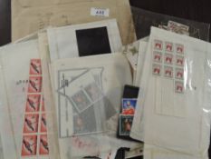 SOUTH AFRICA, MID TO MODERN MINT STAMP COLLECTION IN PACKETS, SEVERAL HUNDRED ITEMS Old envelope