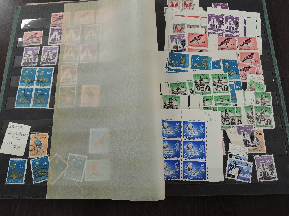 SOUTH AFRICA, 1960's DEFINITIVES STUDY COLLN, MUCH IN BLOCKS ETC, MNH Stockbook full with chiefly - Image 3 of 5