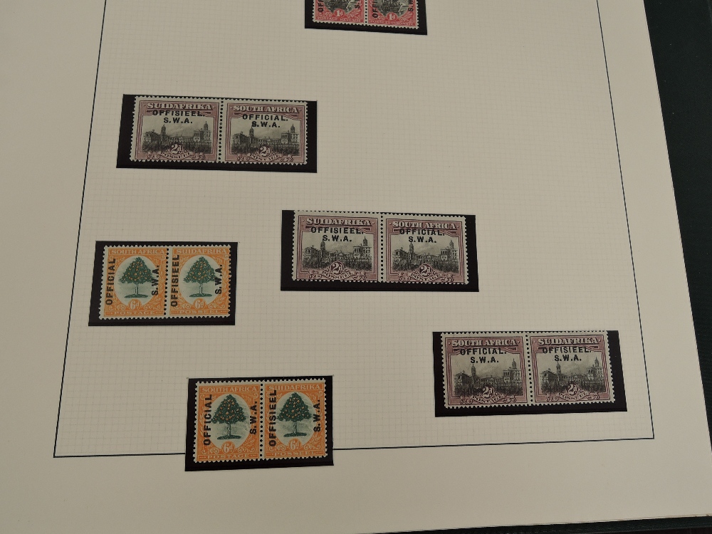 SOUTH AFRICA, & SWA OFFICIALS COLLECTION MNH IN PAIRS - PRE 1953 COLLECTION MNH, WITH FLAWS ETC IN - Image 3 of 6