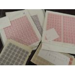 SOUTH AFRICA, TRANSVAAL, NATAL COLLECTION OF FULL SHEETS/PART SHEETS Range of full sheets, part