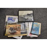 A mixed lot of ephemera, to include that of interest to AA, Chrysler Avenger and Riley, also
