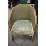 A Lloyd Loom bedroom chair.