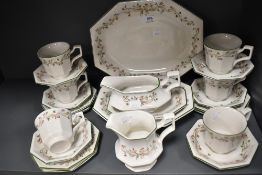 A selection of 1990s Johnson Brothers table ware, cups, saucers, bowl and platter to be included.