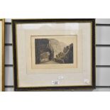 After Gabriel Lory (19th Century Swiss School), a reproduction print, 'View of The Gallery of