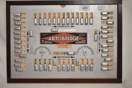 A vintage Autobridge Playing Board.