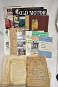 A small collection of Steam related reference and educational books, former property of William