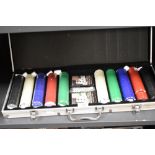 A poker game set in carry case.