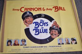 A Uk comedy interest Quad poster, Canon and Ball - The Boys in Blue