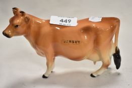 An unmarked animal study of Jersey Cow.