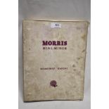 A Morris Mini Minor workshp manual.