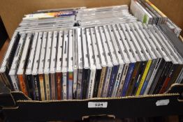 A carton of assorted cd's including Lighthouse Family, Biffy Clyro, Lady Gaga and Oasis etc.
