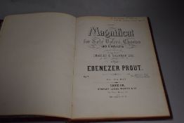 Music. Prout, Ebenezer - Magnificat for Solo Voices, Chorus and Orchestra. London: Stanley Lucas,