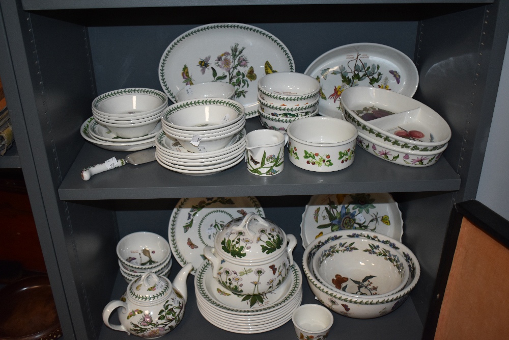 A selection of Portmeirion 'The Botanic Garden' including tureen, mixing bowls, plates, bowls etc.