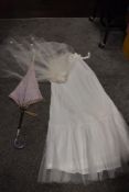 A 1950s veil and a petticoat