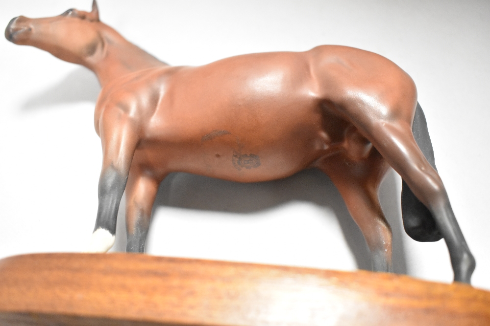 A Beswick large thoroughbred 1772 and a Royal Doulton Red Rum style Two A226 marked as second. - Image 3 of 3