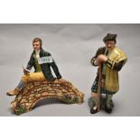 Two Royal Doulton porcelain Scottish themed figures, comprising Robert Burns HN3641 and The laird