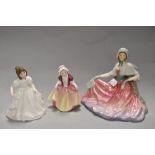 Three Royal Doulton Figurines, comprising; Amanda, Dinky Do and Memories.
