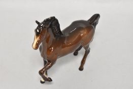 A Beswick pottery chestnut brown mare study.