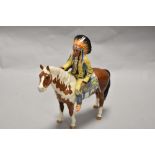 A Beswick figure study of a Native American Indian Chief Hn 1391