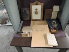 A family collection of Military items, Joseph William Steele 1867-1935 Derbyshire Regiment,