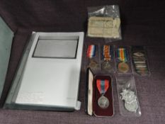 A Border Regiment 1914 Mons Star Trio to PTE 8289 James O'Connor along with original medal boxes