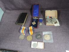 A collection of Military Medals, WWI Pair War & Victory to GS-49626 PTE.H.Durrant.R.FUS, WWI Pair