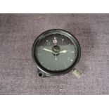 A black Bakelite Cockpit 8 day mk2d Clock 6A/1275 22067/43, on reverse Air Ministry marked, possible