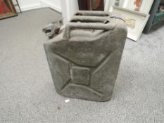 A Military Jerry Can marked WD with military arrow 1951, S.C