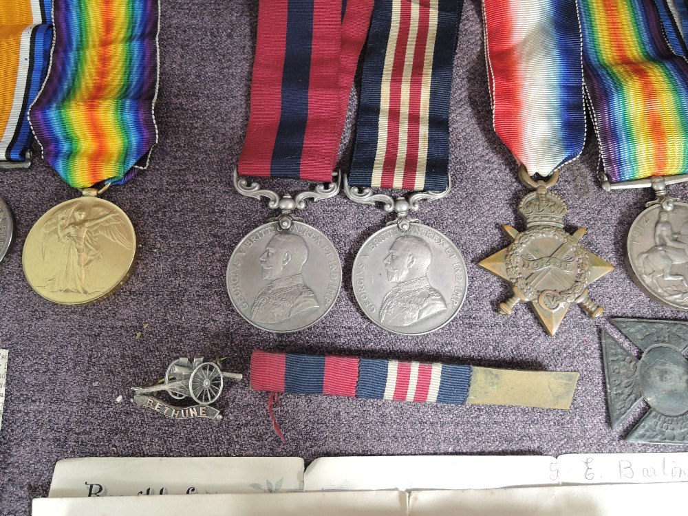 A WWI Family Medal Group, 44887 PTE.T.W.H.Newley.R.A.M.C, later became Corporal, Five Medals, - Image 2 of 5