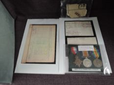 A 1914-15 WWI Trio to PTE F.Parry 17th Liverpool Reg The Liverpool Pals, entitled to Silver Wound