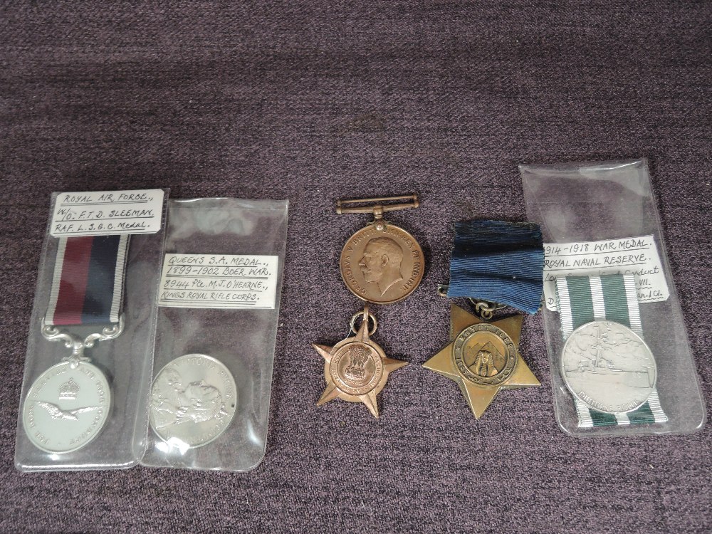 A collection of Medals, Edward VII Royal Navy Reserve Long Service & Good Conduct (af) to D1864.H.