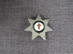 A Masonic Silver Knights Templar Breast Badge