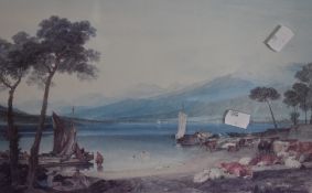 After Joseph Mallord William Turner RA (1775-1851), two reproduction prints, 'Lake Geneva' & '