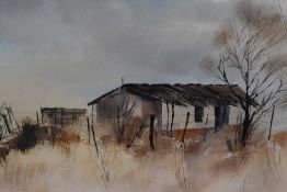 Richard Alexander Rennie (b.1932, South African School), watercolour, A barren South African