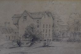 T.S Petty (19th Century British School), pencil sketch, Blakedown Hills on Kenilworth Road, artist