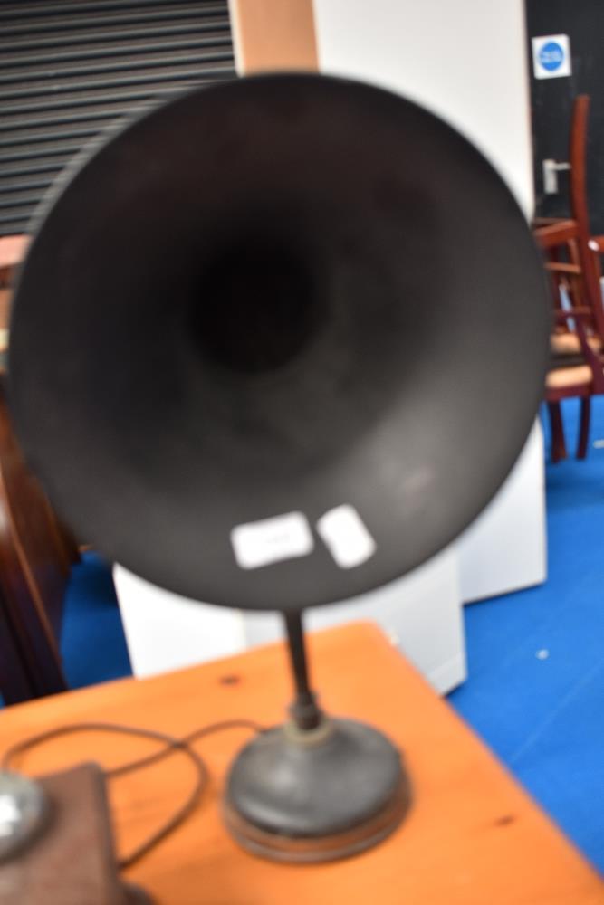 A vintage horn type loudspeaker