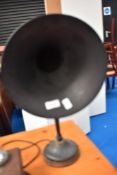 A vintage horn type loudspeaker