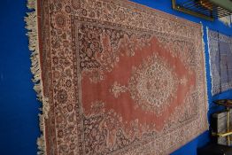 A Belgian machine loomed 'Super Keshan' carpet, of Persian influenced design 307cm x 200cm