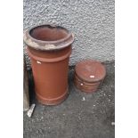 A vintage chimney pot.