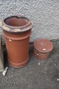 A vintage chimney pot.