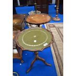 Two reproduction wine tables