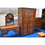 A period style oak three piece bedroom suite, purchased from Youngs Antiques Keswick