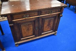 A Victorian mahogany sideboard in the aesthetic style
