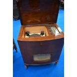 A vintage Pye Radiogram, Fen Man 1 RG, in walnut case
